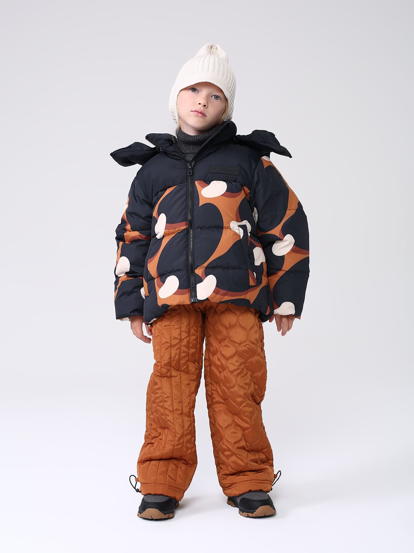 Брюки детские на подтяжках