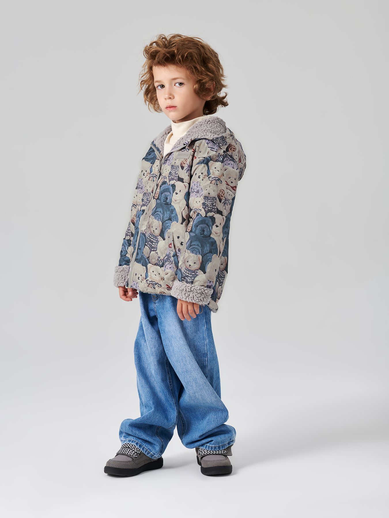 Куртка детская (синие медведи / blue bears, 116–122)