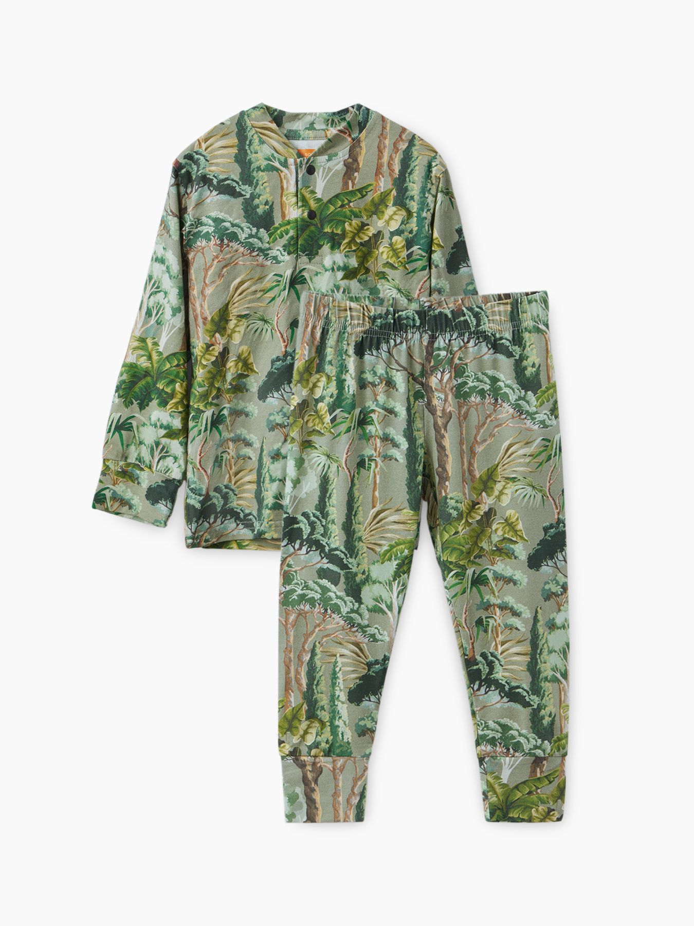 Пижама детская (зелёный / green, 80-86)