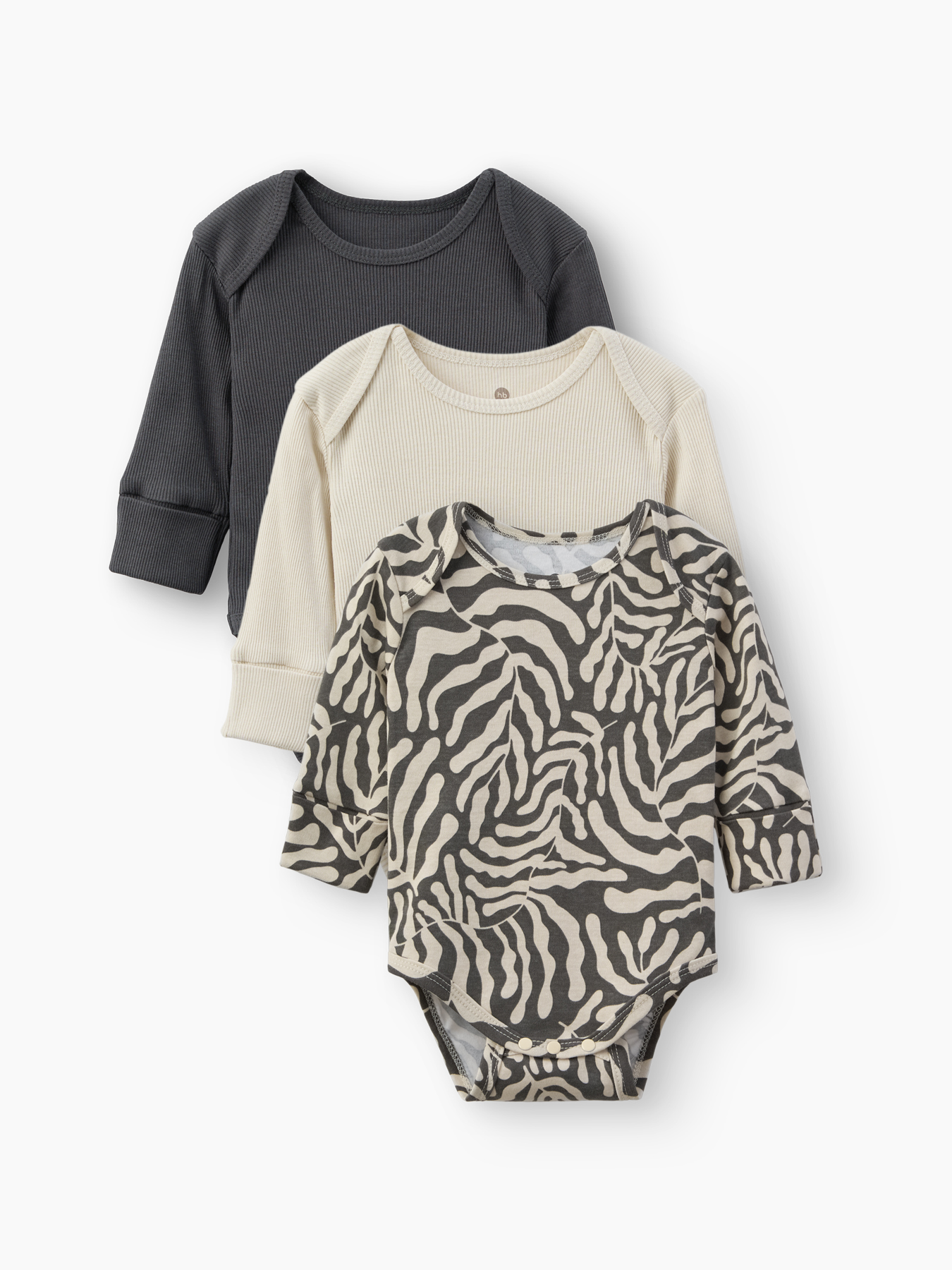 Боди с длинным рукавом детское (набор 3 шт.)