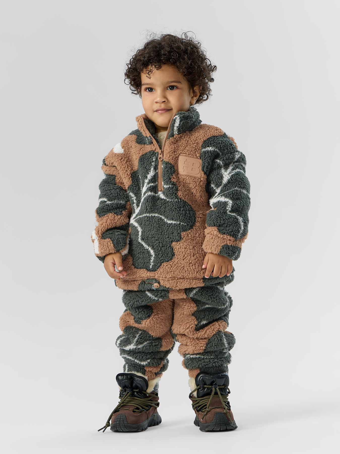 Комплект детский флисовый: джемпер и брюки