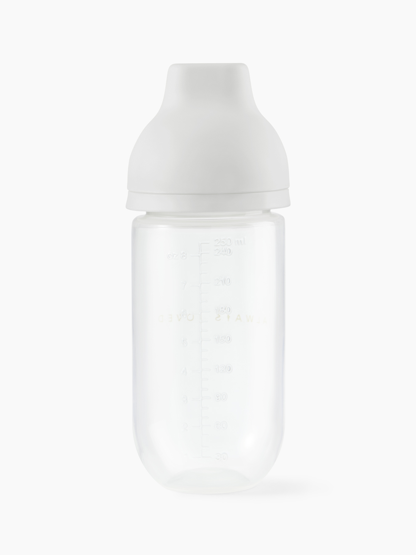 Бутылочка с крышкой и силиконовой соской, 250 мл