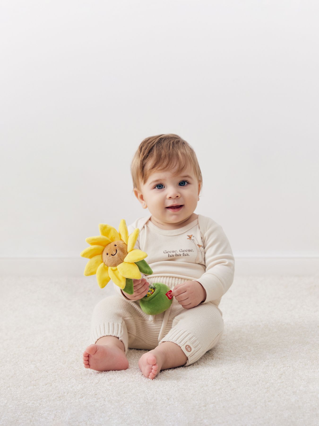 Игрушка-погремушка Подсолнух (yellow)