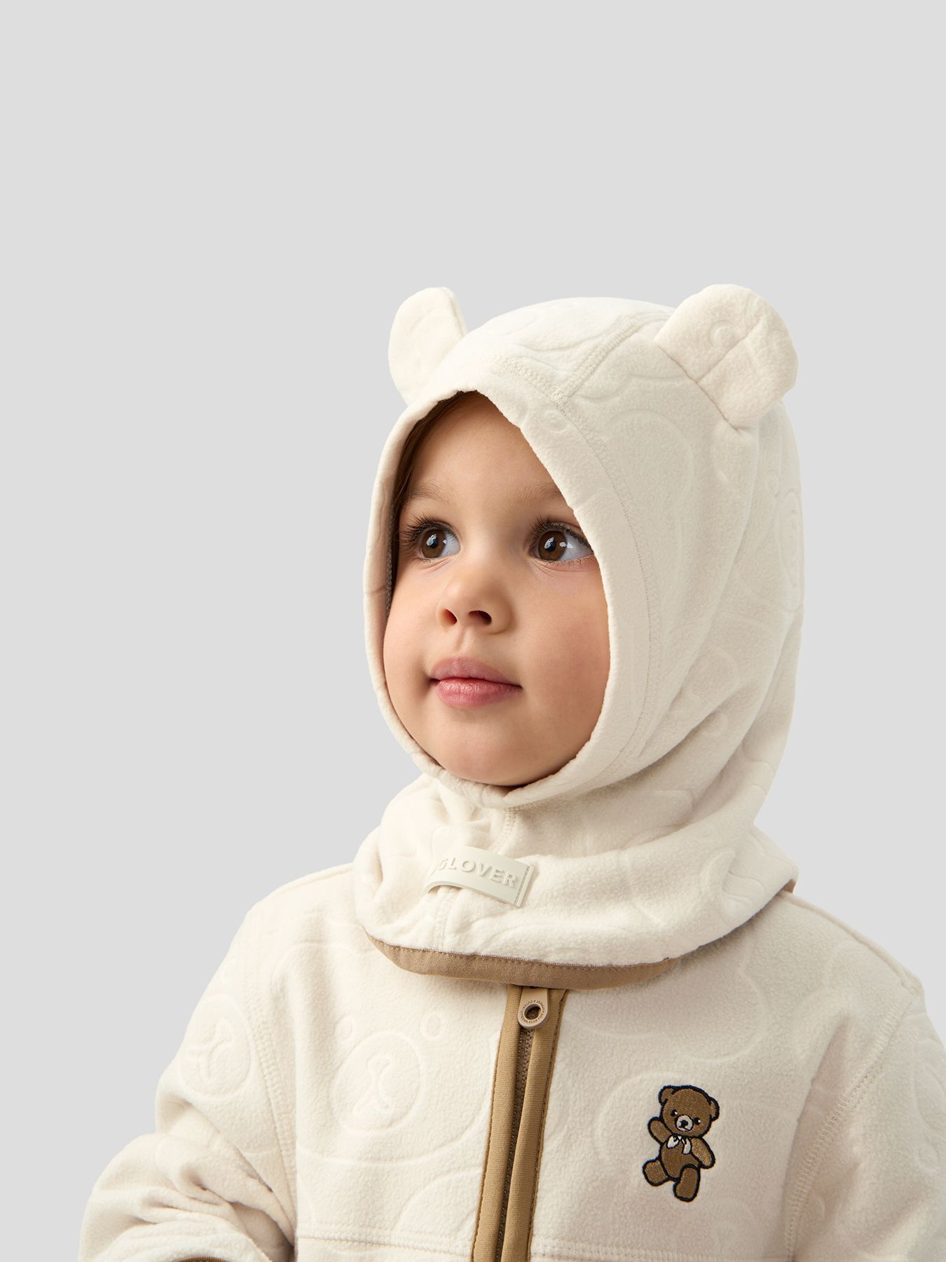 Шапочка-шлем детская флисовая