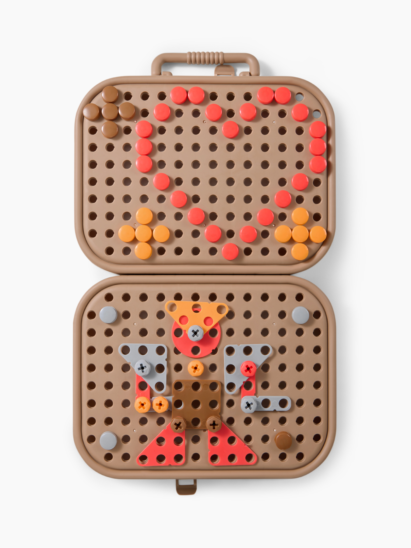 Конструктор детский с шуруповертом brown