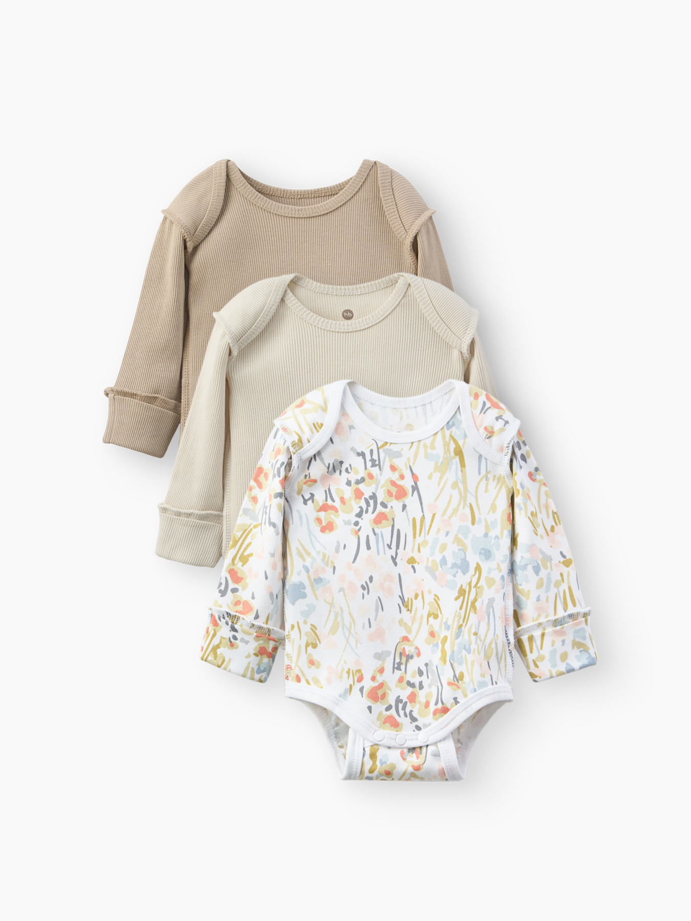 Боди с длинным рукавом детское (набор 3 шт.)