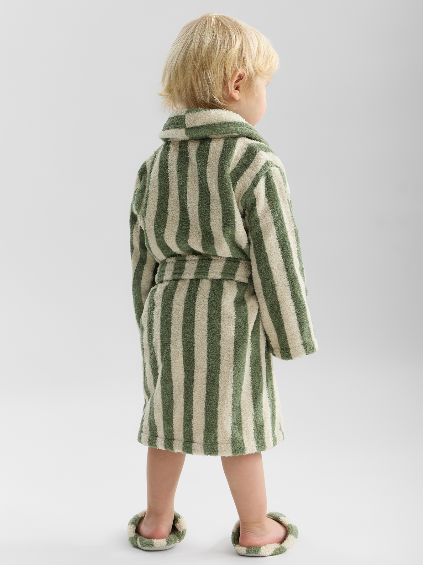 EXCLUSIVE Набор детский из трех предметов: халат, тапочки, косметичка