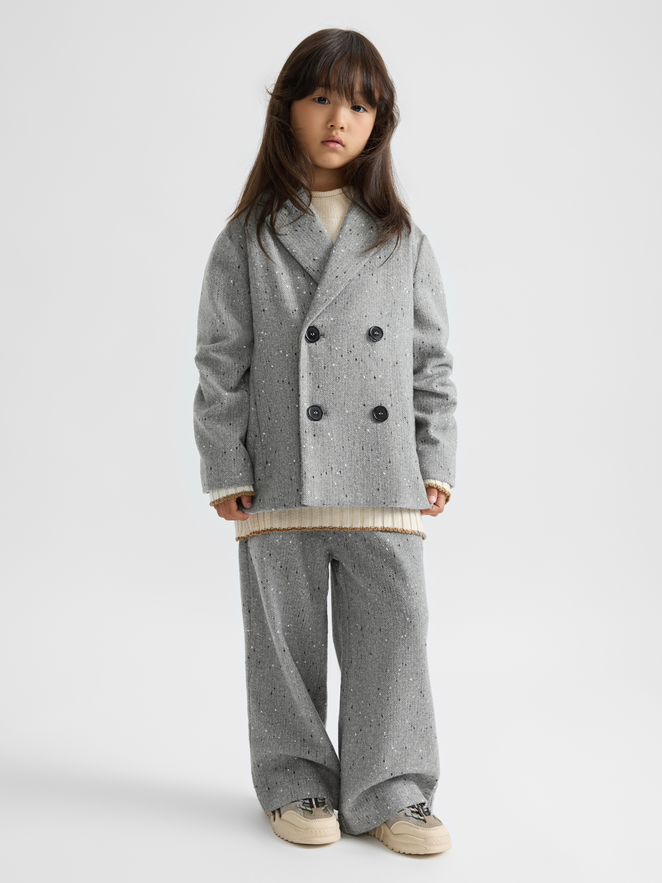 Брюки детские (светло-серый / light grey, 116–122)