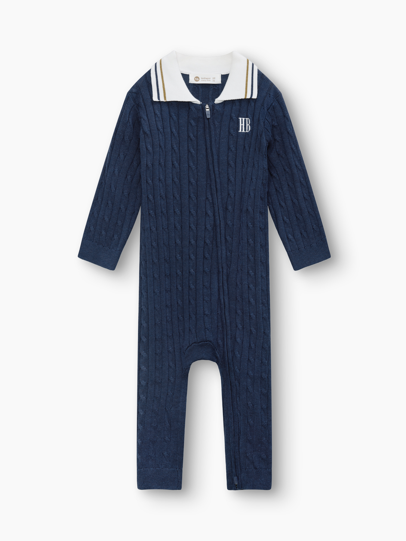 Комбинезон вязаный для малышей