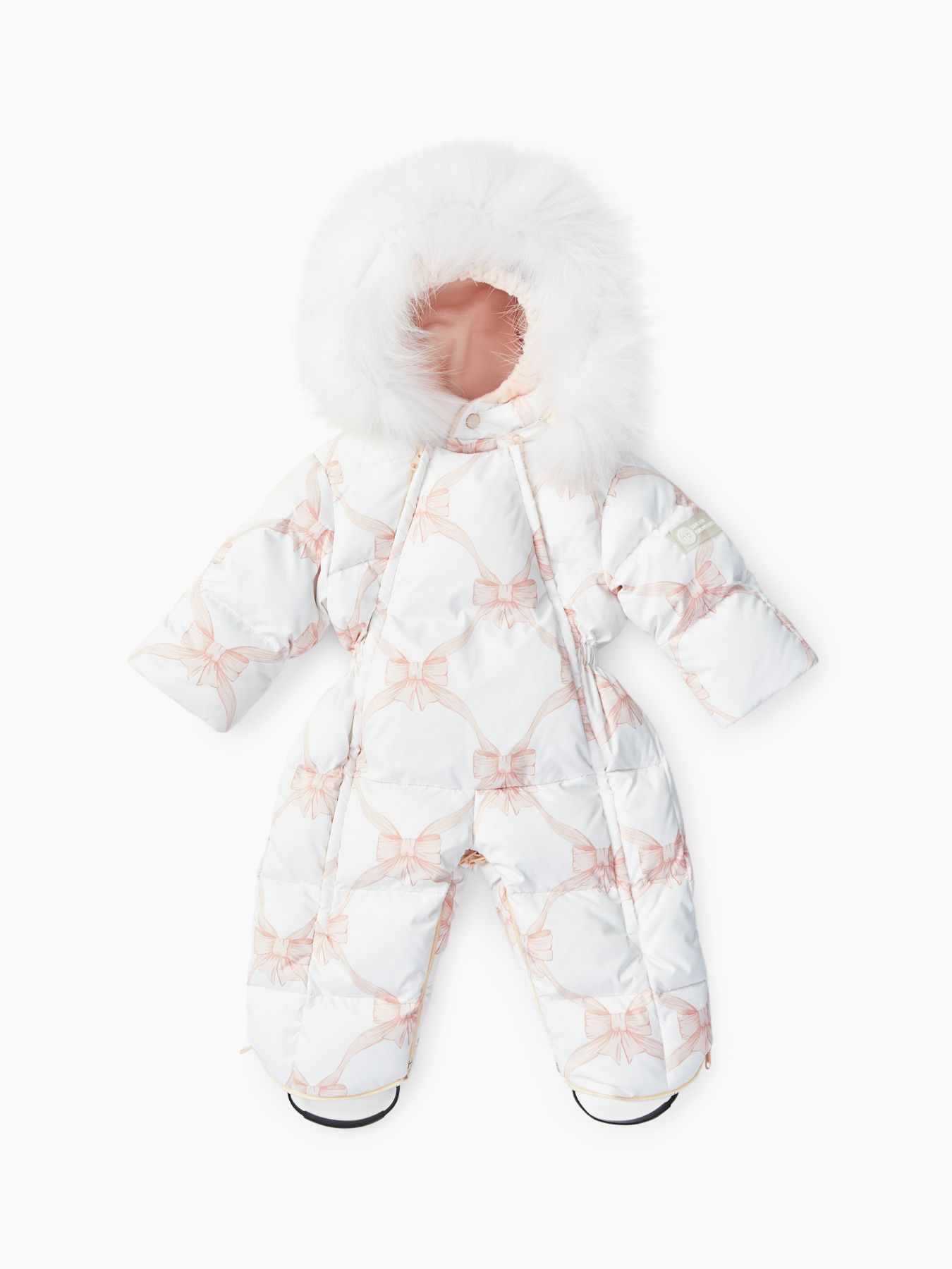 Комбинезон детский (белый (банты) / white (bows), 68–74)
