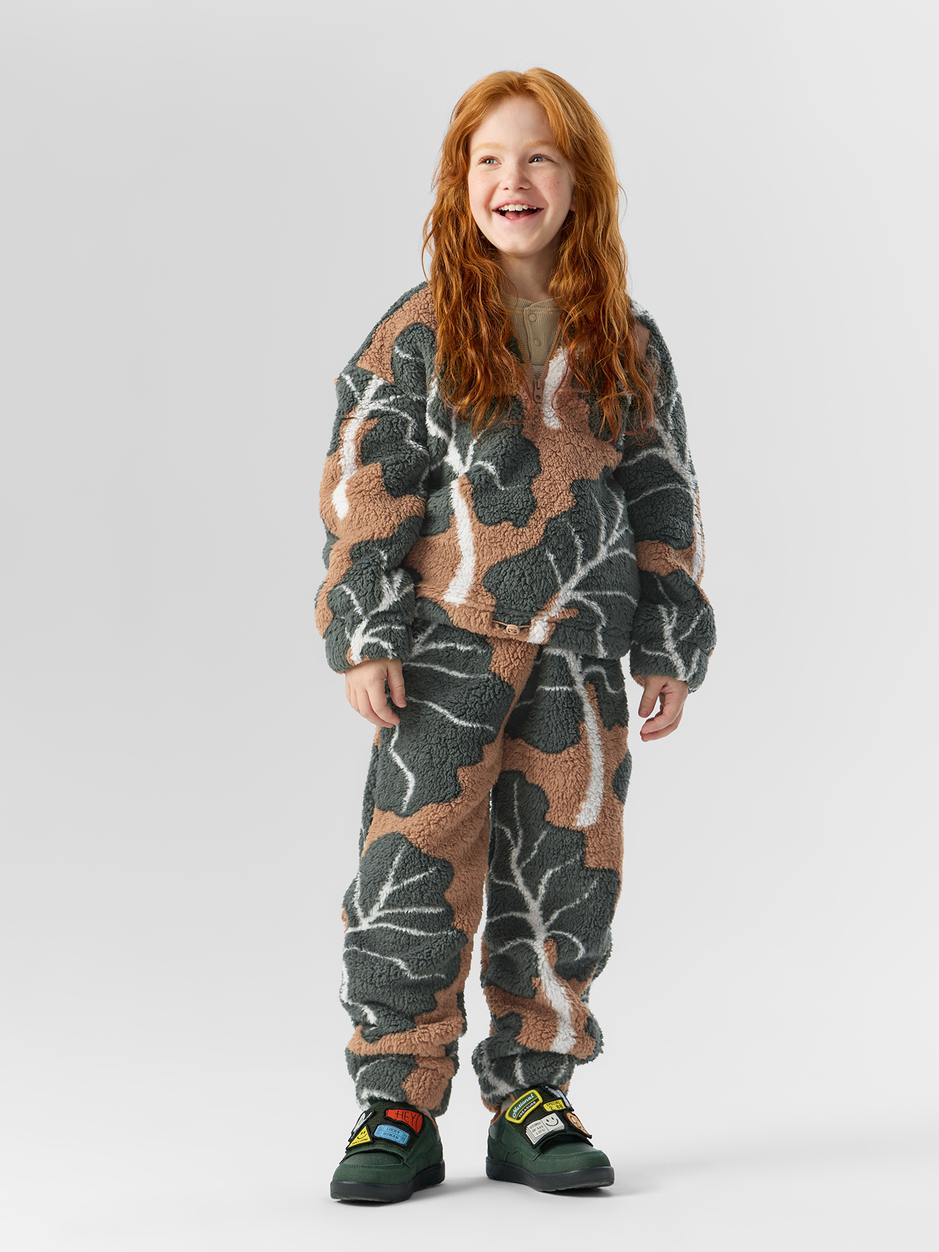 Комплект детский флисовый: джемпер и брюки