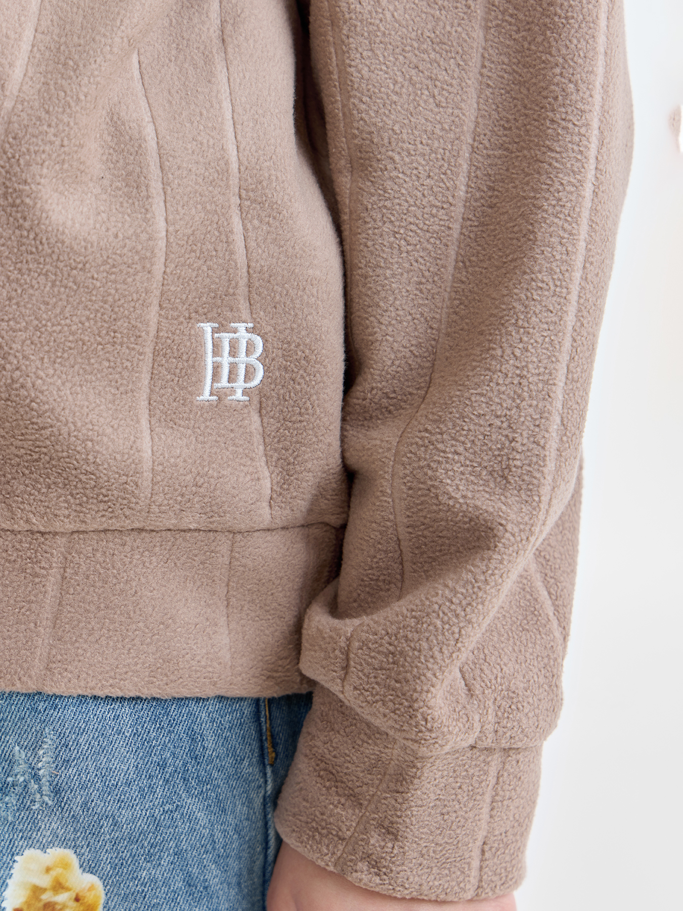 Джемпер флисовый модель «поло» детский