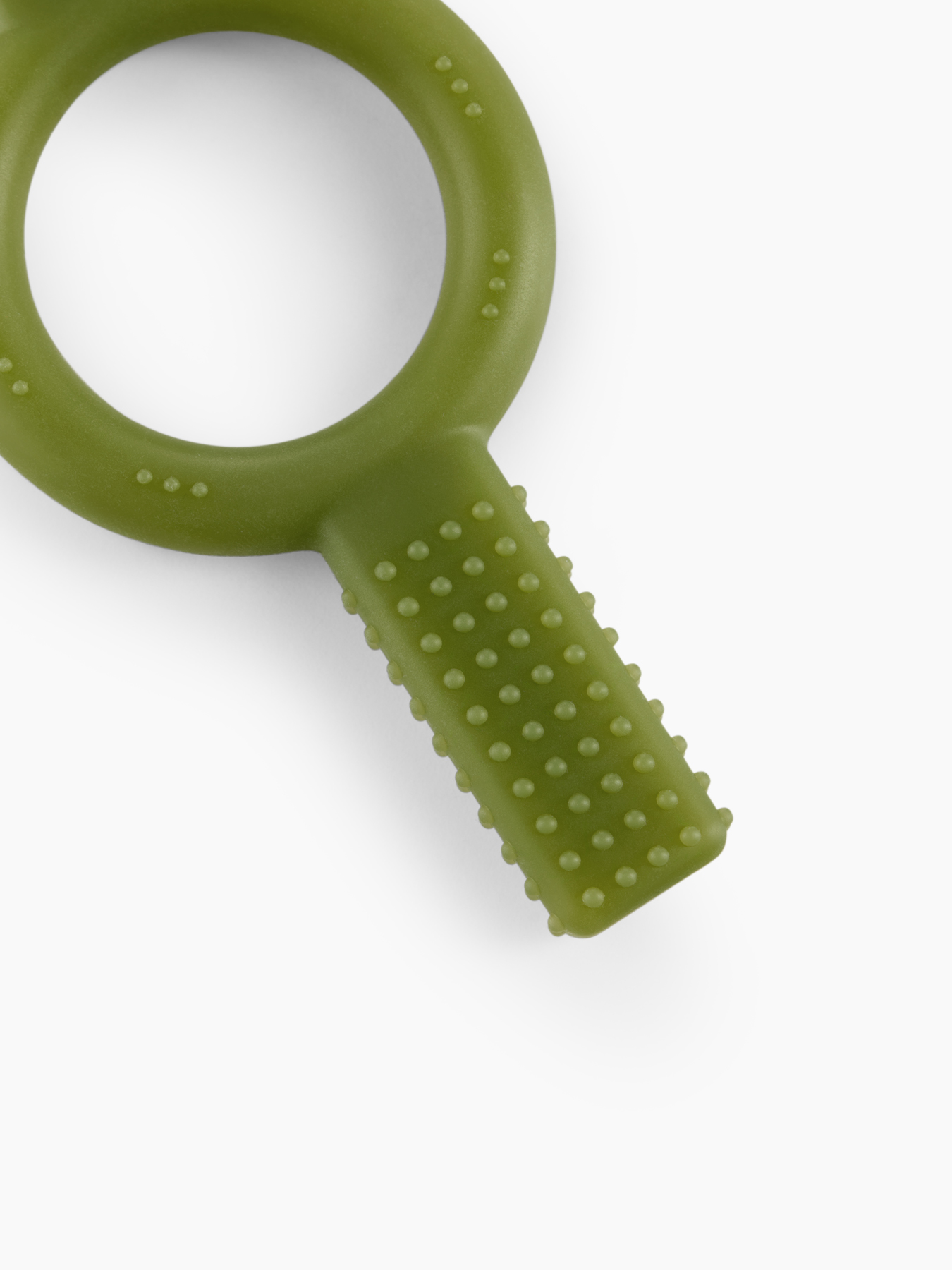 Силиконовый прорезывать для дёсен (green)