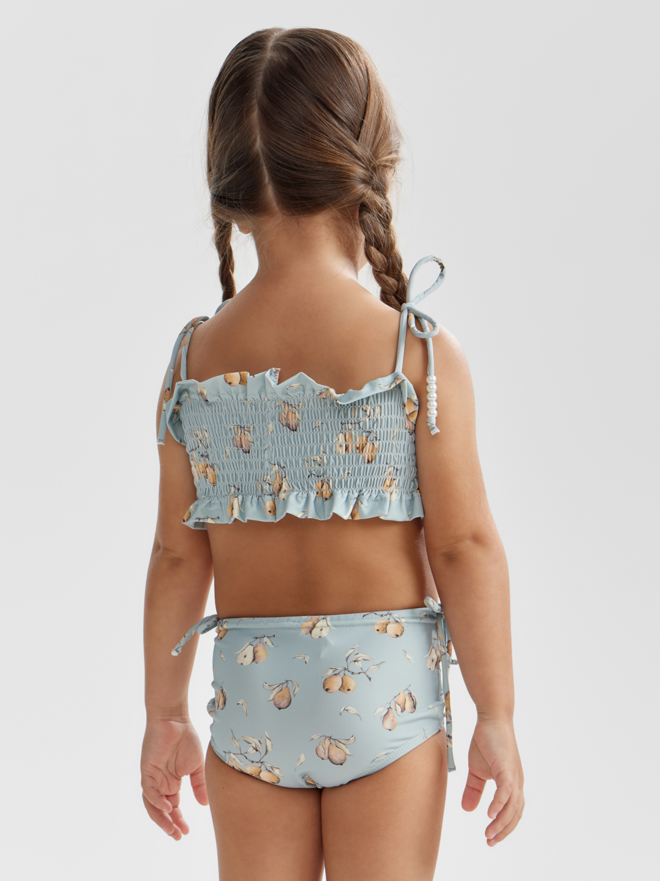 Купальник для девочек двухпредметный (лиф купальный, плавки)