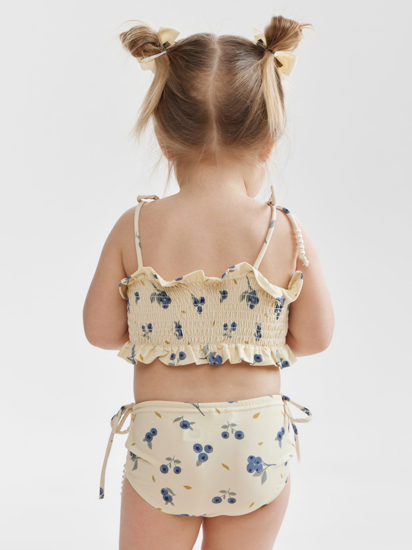 Купальник для девочек двухпредметный (лиф купальный, плавки)