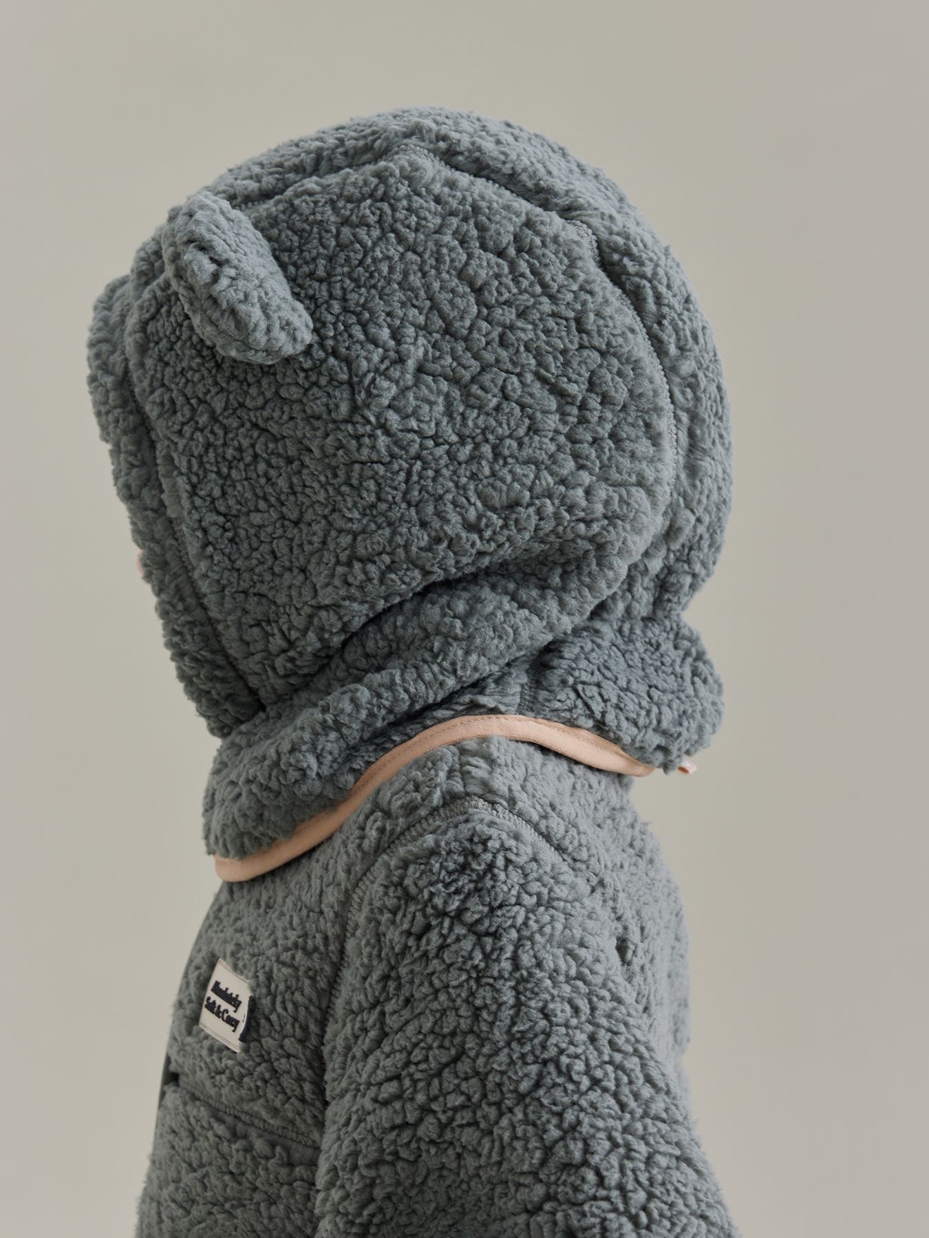 Шапочка-шлем детская флисовая