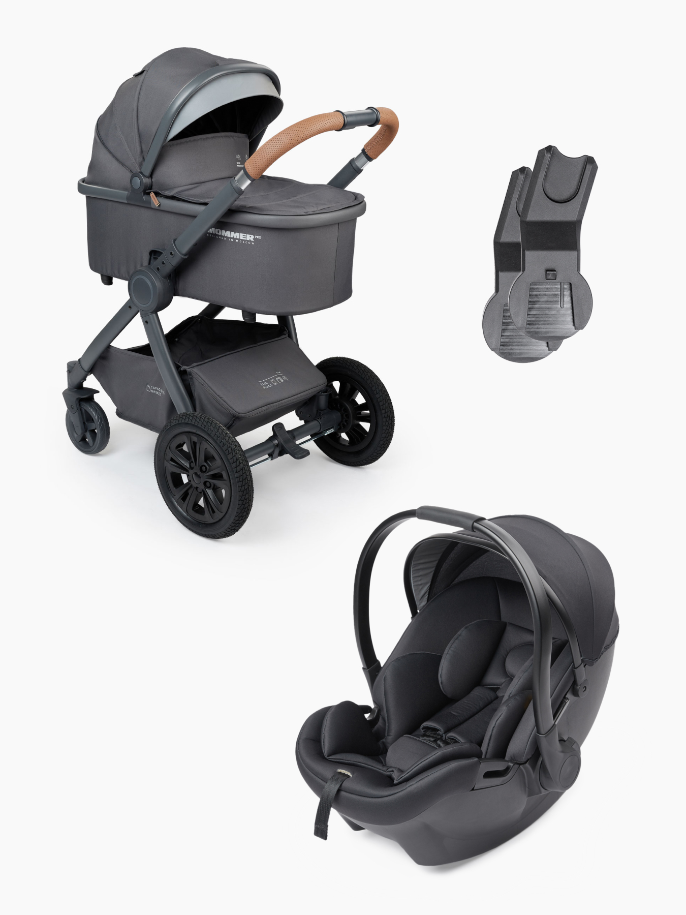 Коляска 3в1 MOMMER PRO nova с автолюлькой