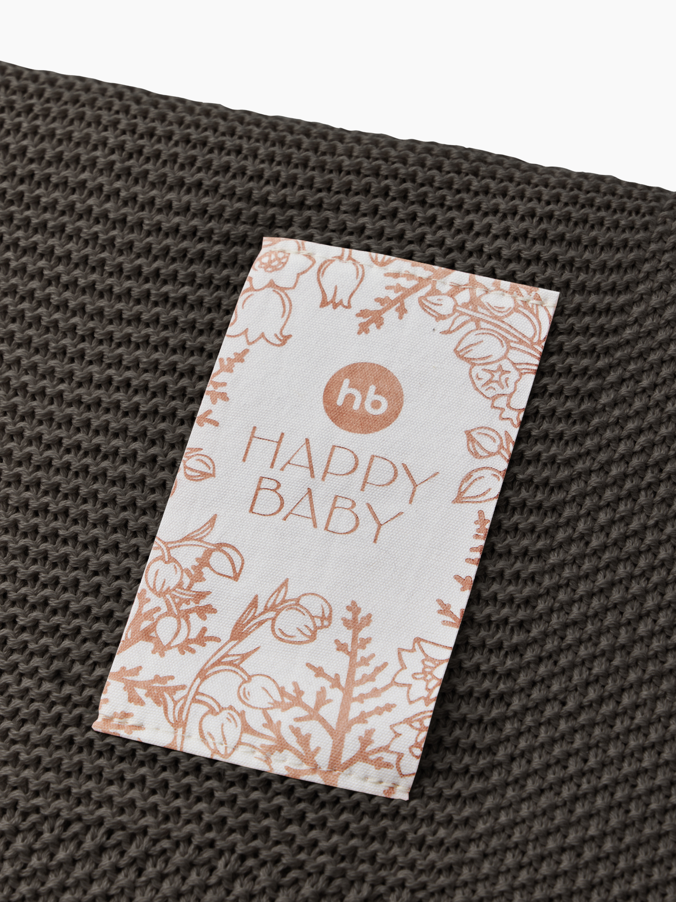 Плед вязаный  (кофе / coffee, 100x100)