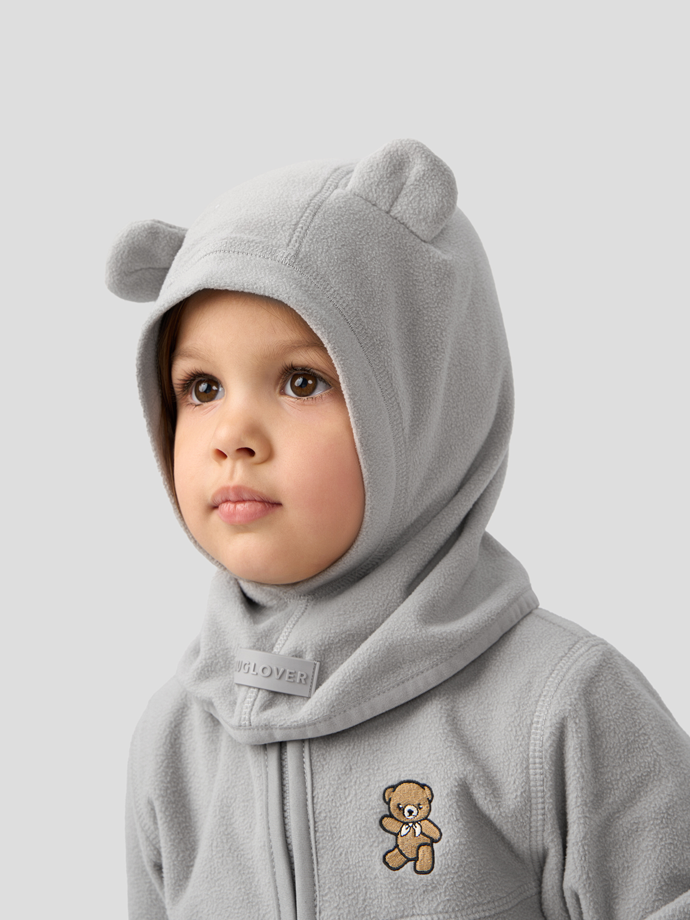 Шапочка-шлем детская флисовая