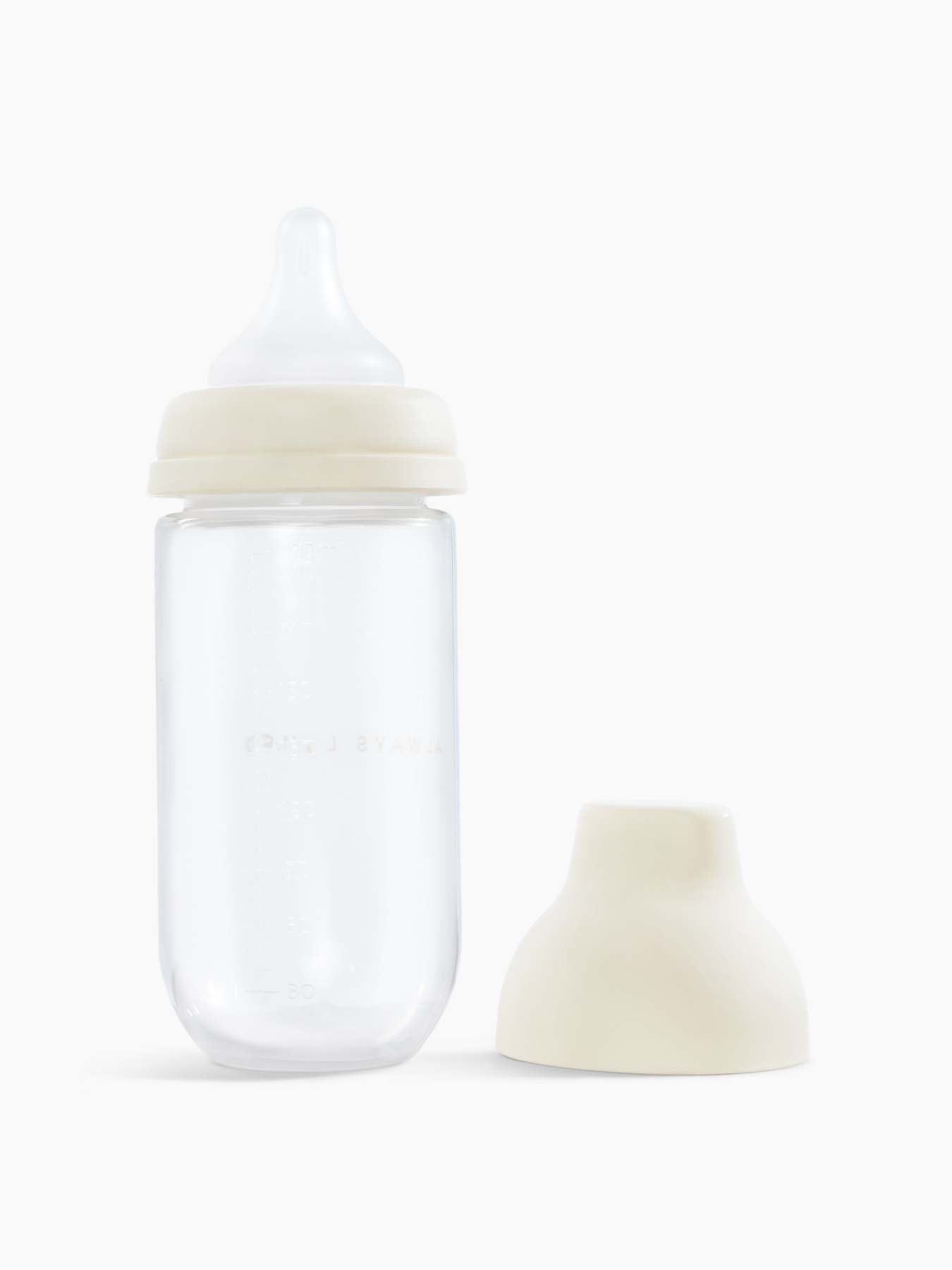 Бутылочка с крышкой и силиконовой соской, 250 мл