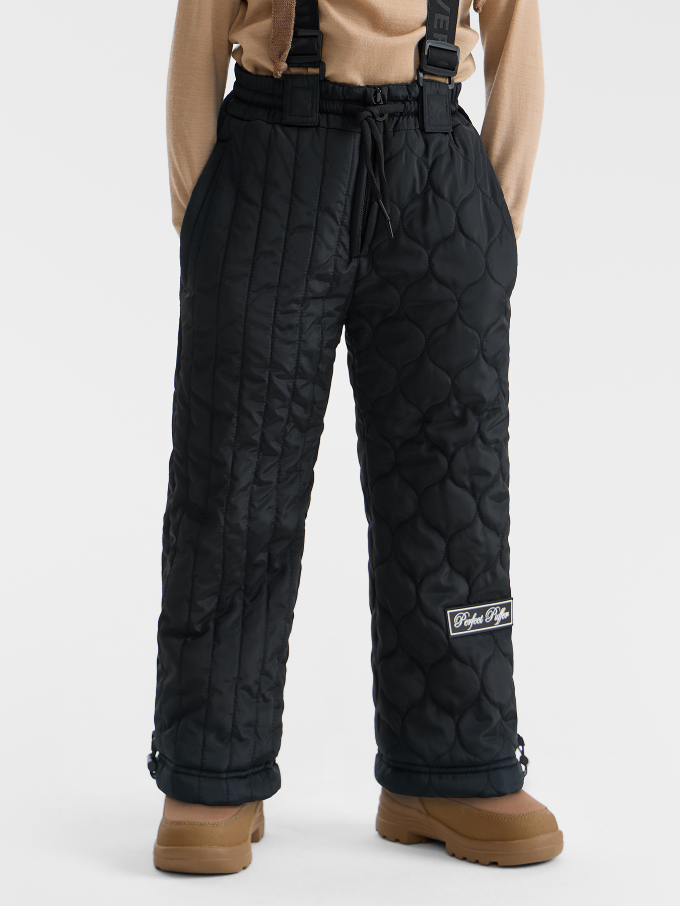 Брюки детские на подтяжках