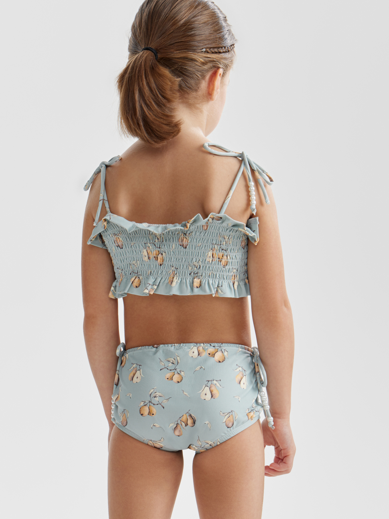 Купальник для девочек двухпредметный (лиф купальный, плавки)