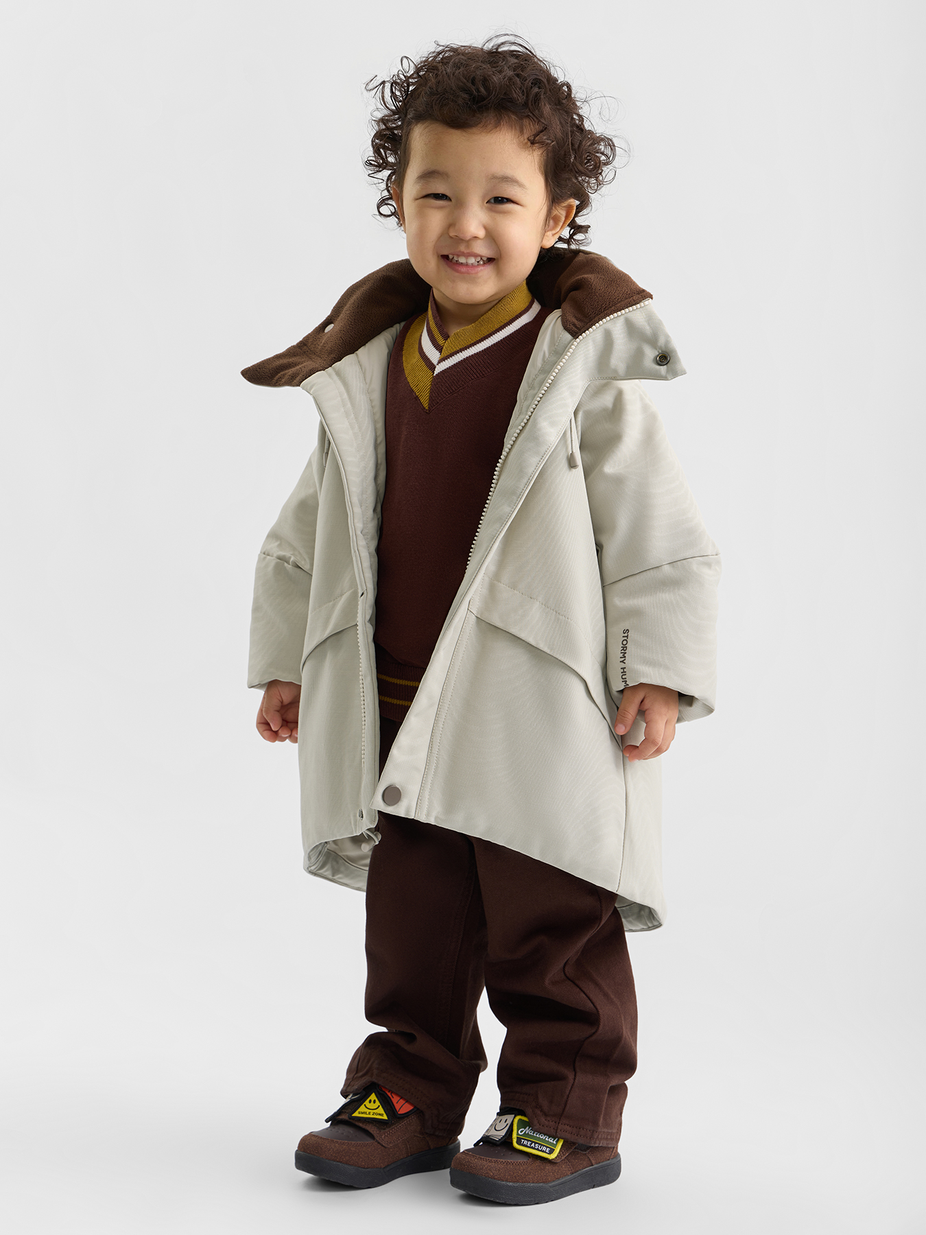 Куртка детская утепленная с капюшоном