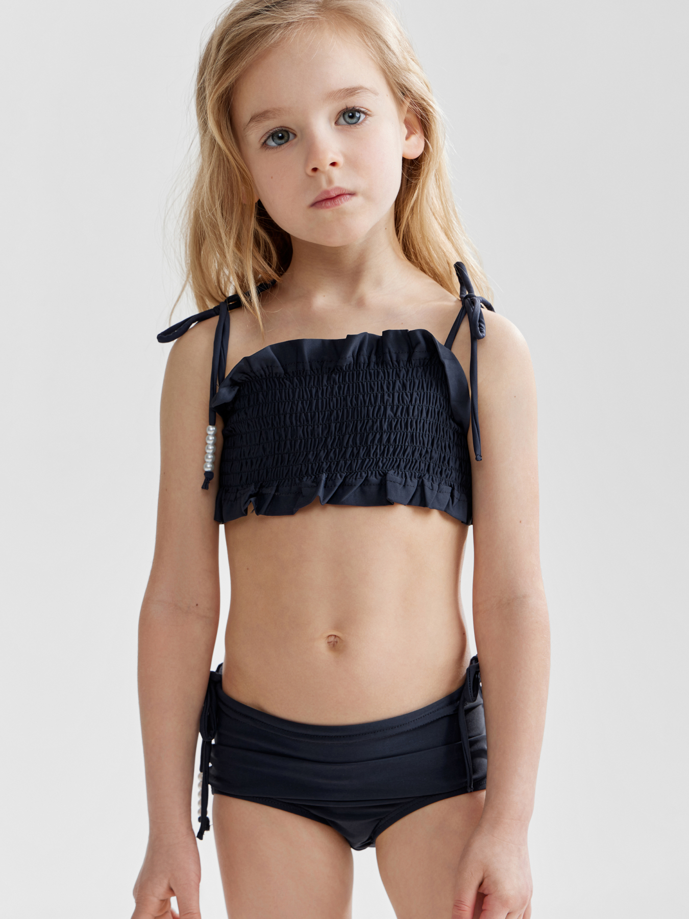 Купальник для девочек двухпредметный (лиф купальный, плавки)