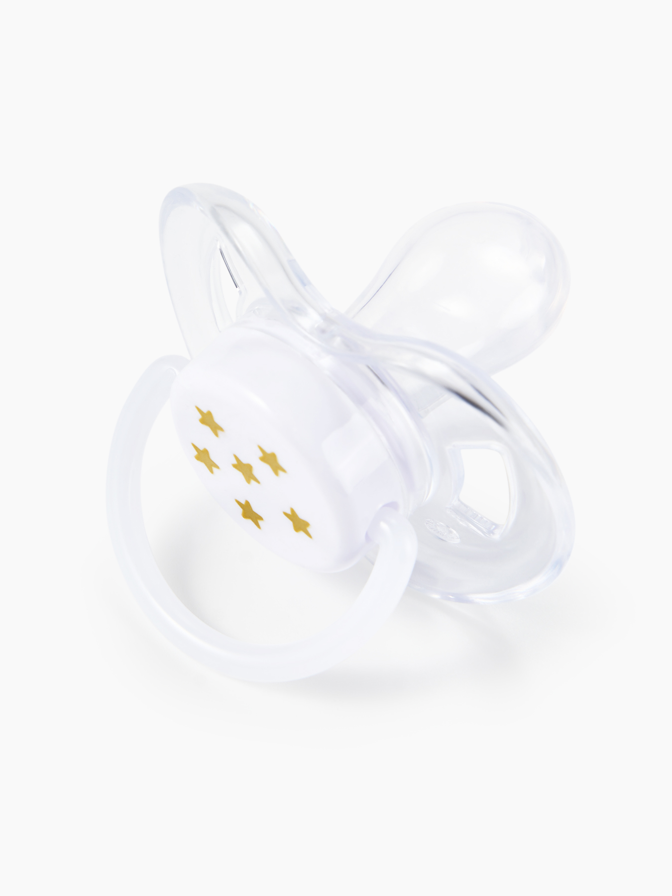 Набор силиконовых сосок-пустышек, 6-12, 2 шт. (white&stars)