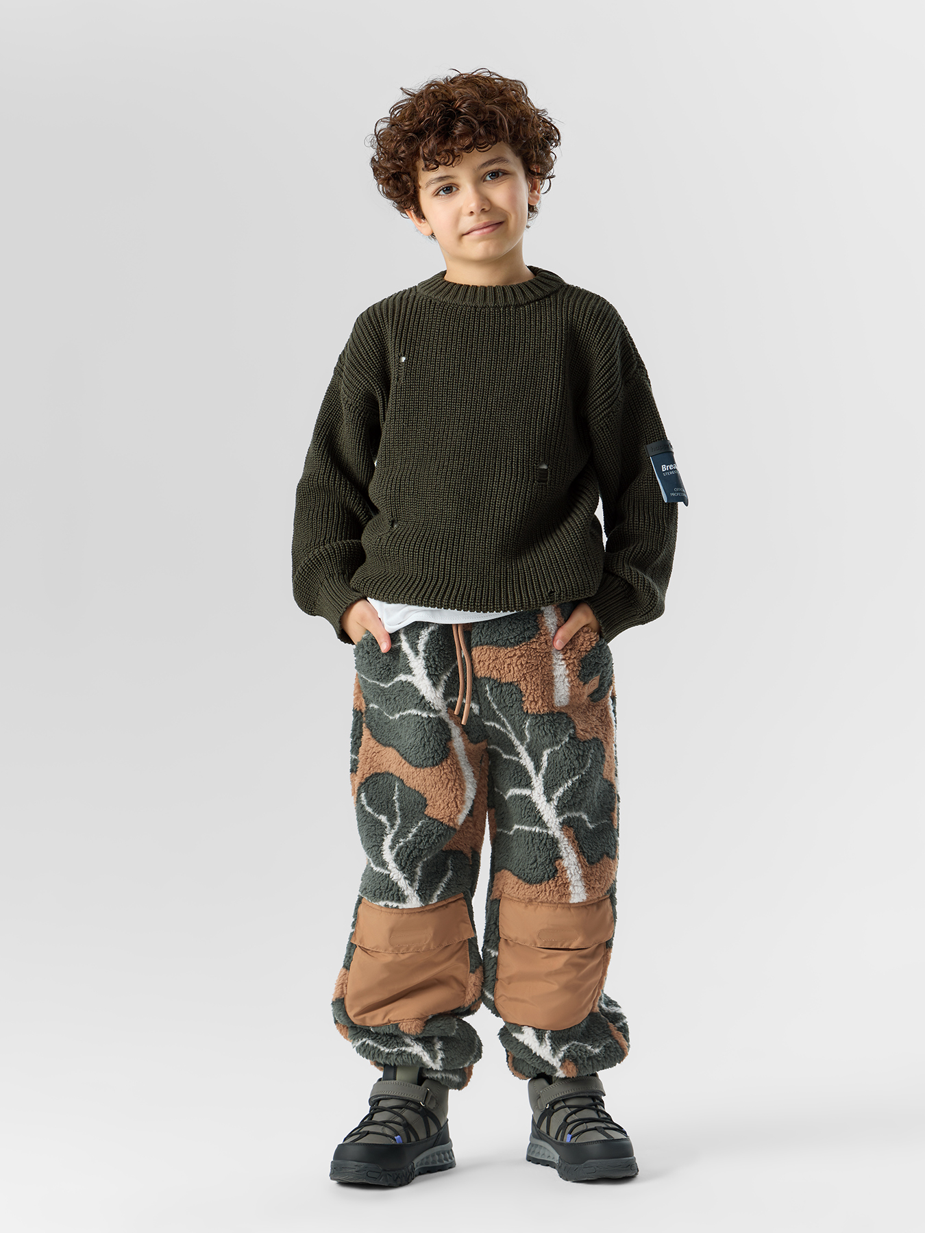 Брюки детские флисовые