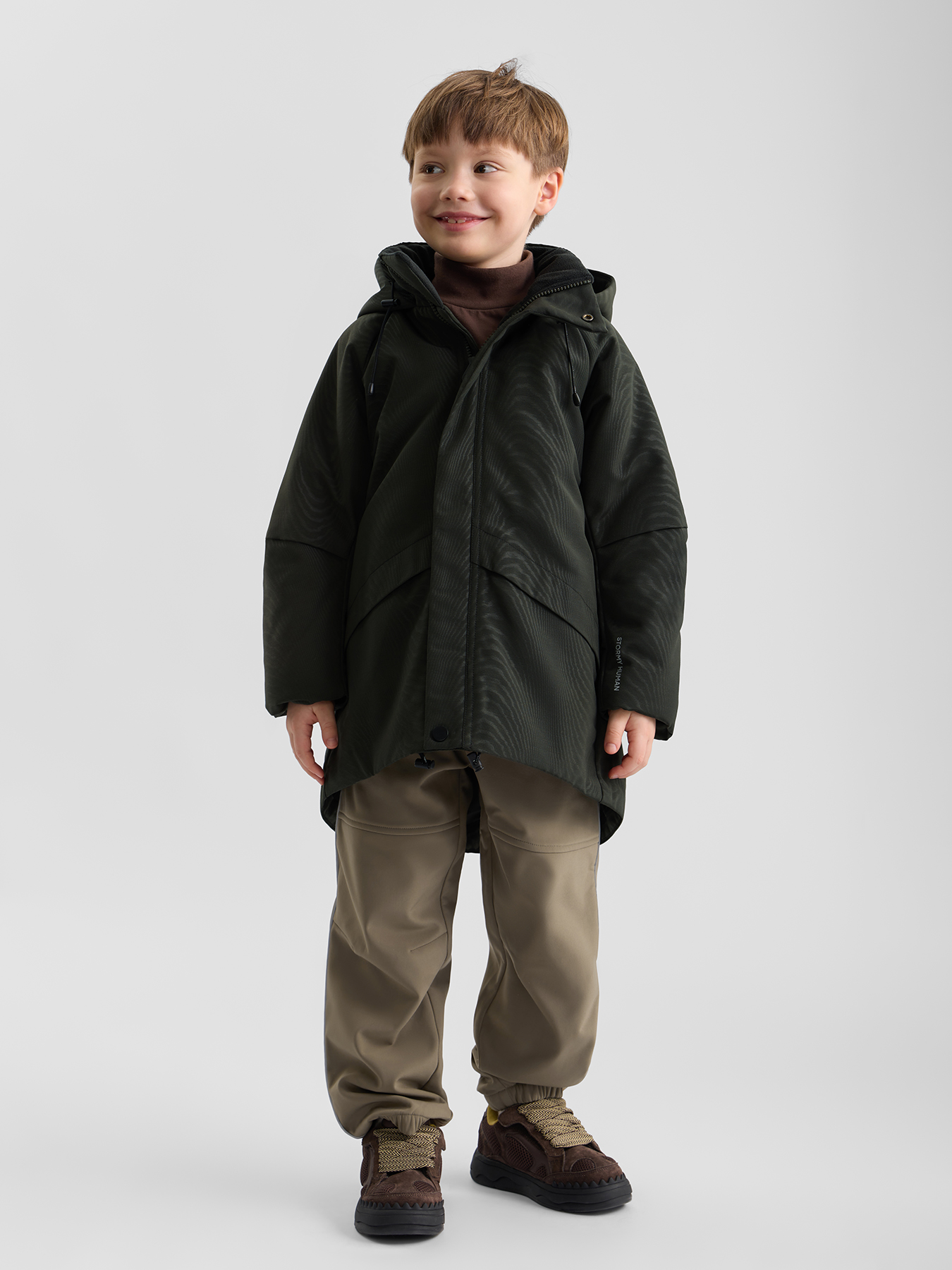 Куртка детская утепленная с капюшоном