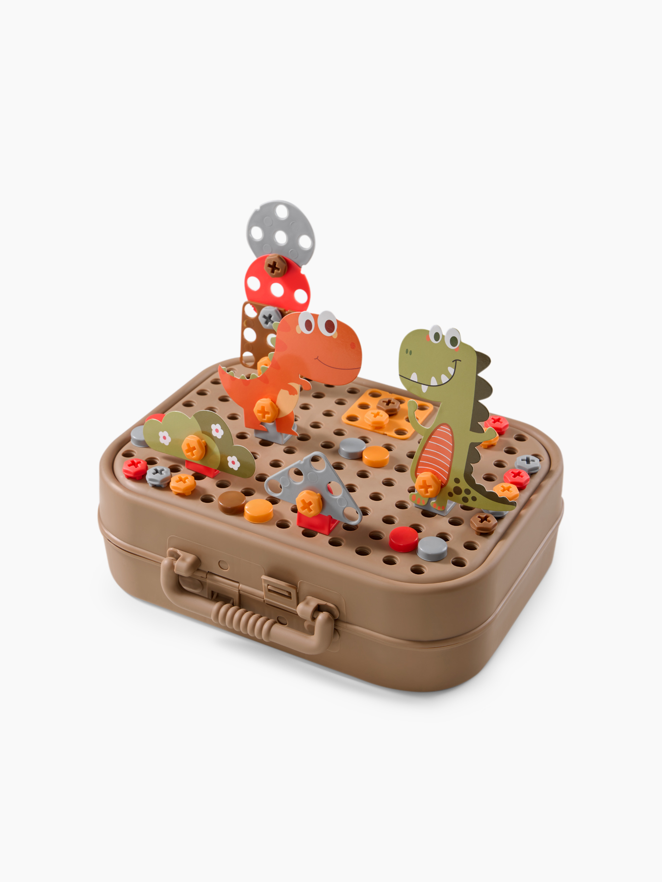 Конструктор детский с шуруповертом brown