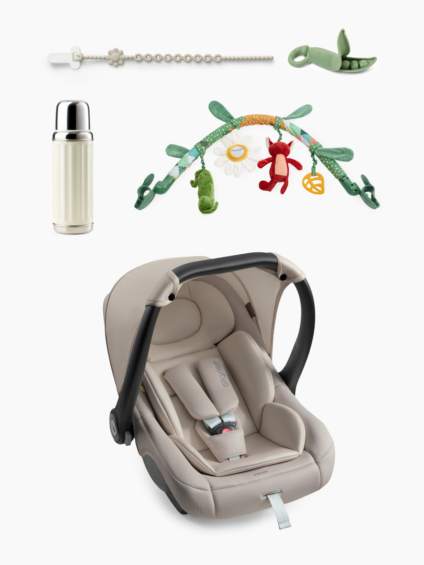 Автолюлька SKYLER V2 в наборе для путешествий