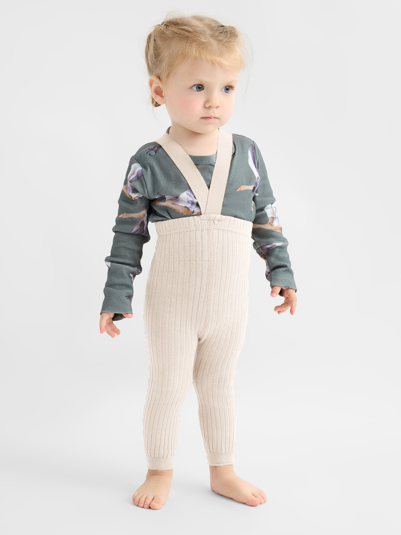 Легинсы детские на лямках