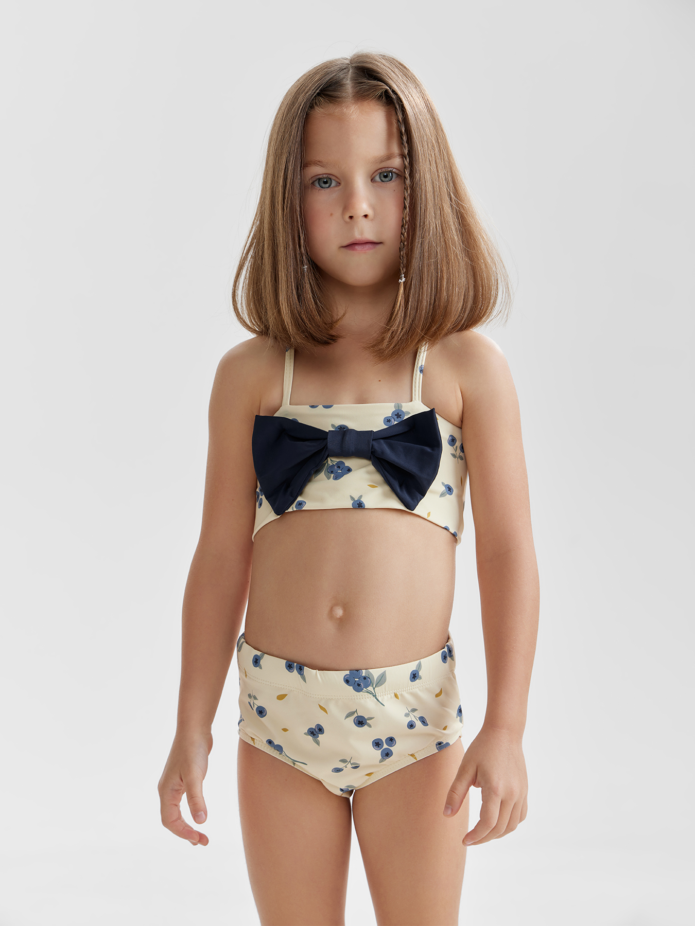 Купальник для девочек двухпредметный (лиф купальный, плавки)