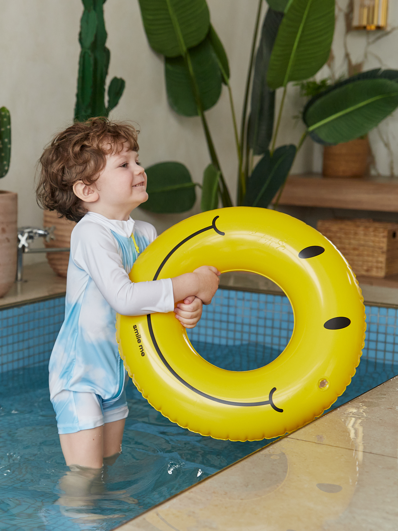 Круг для плавания SMILE (yellow)