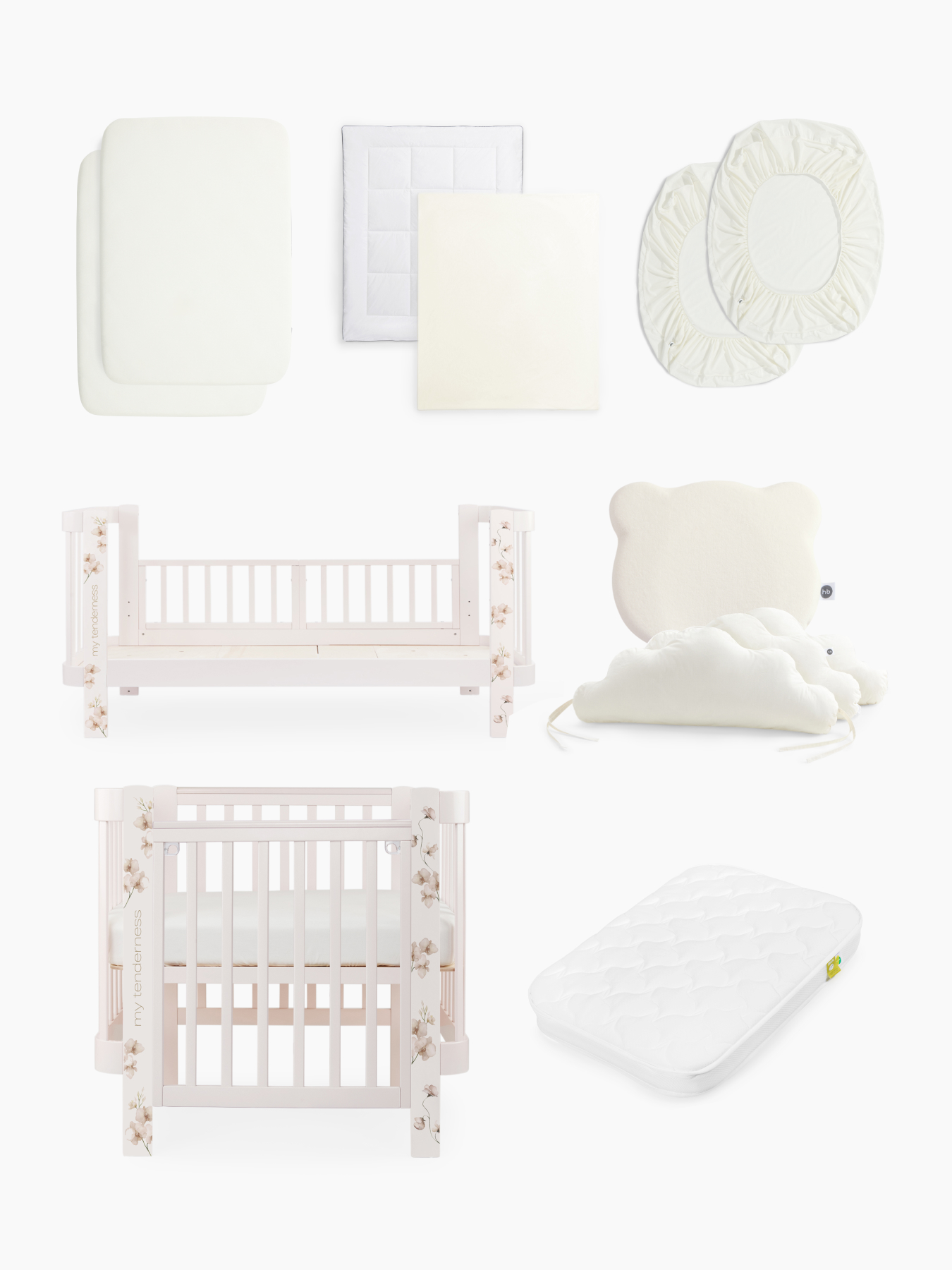 Комплект кроватка MOMMY LOVE 7 предметов